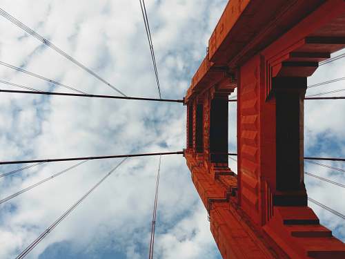 san francisco low angle photo of Oakland Bay Bridge tower antenna